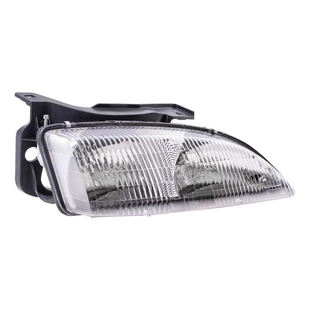 Brock Replacement Passenger Headlight Compatible with 1995-1999 Cavalier 16523442