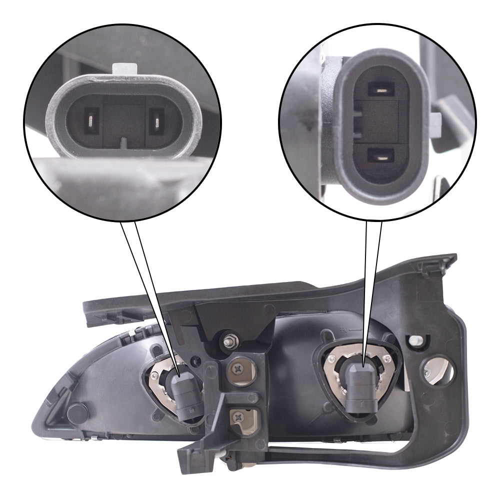 Brock Replacement Passenger Headlight Compatible with 1995-1999 Cavalier 16523442