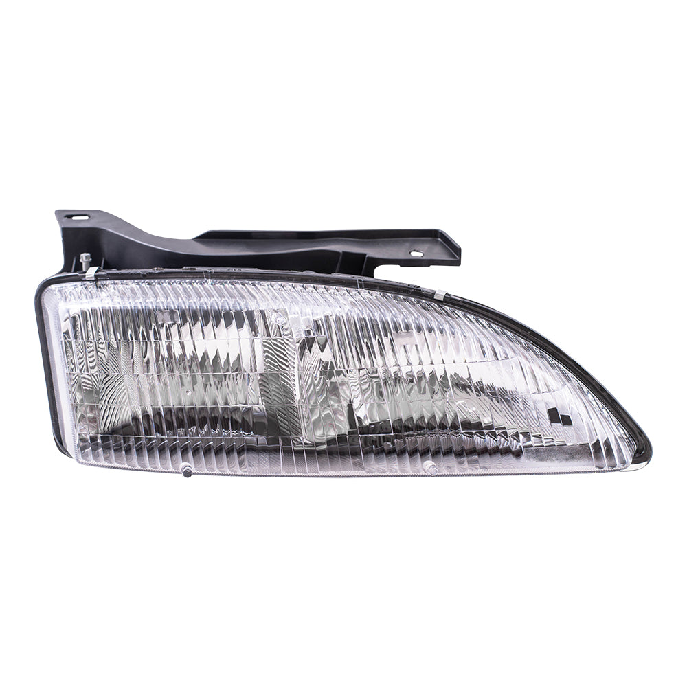 Brock Replacement Passenger Headlight Compatible with 1995-1999 Cavalier 16523442