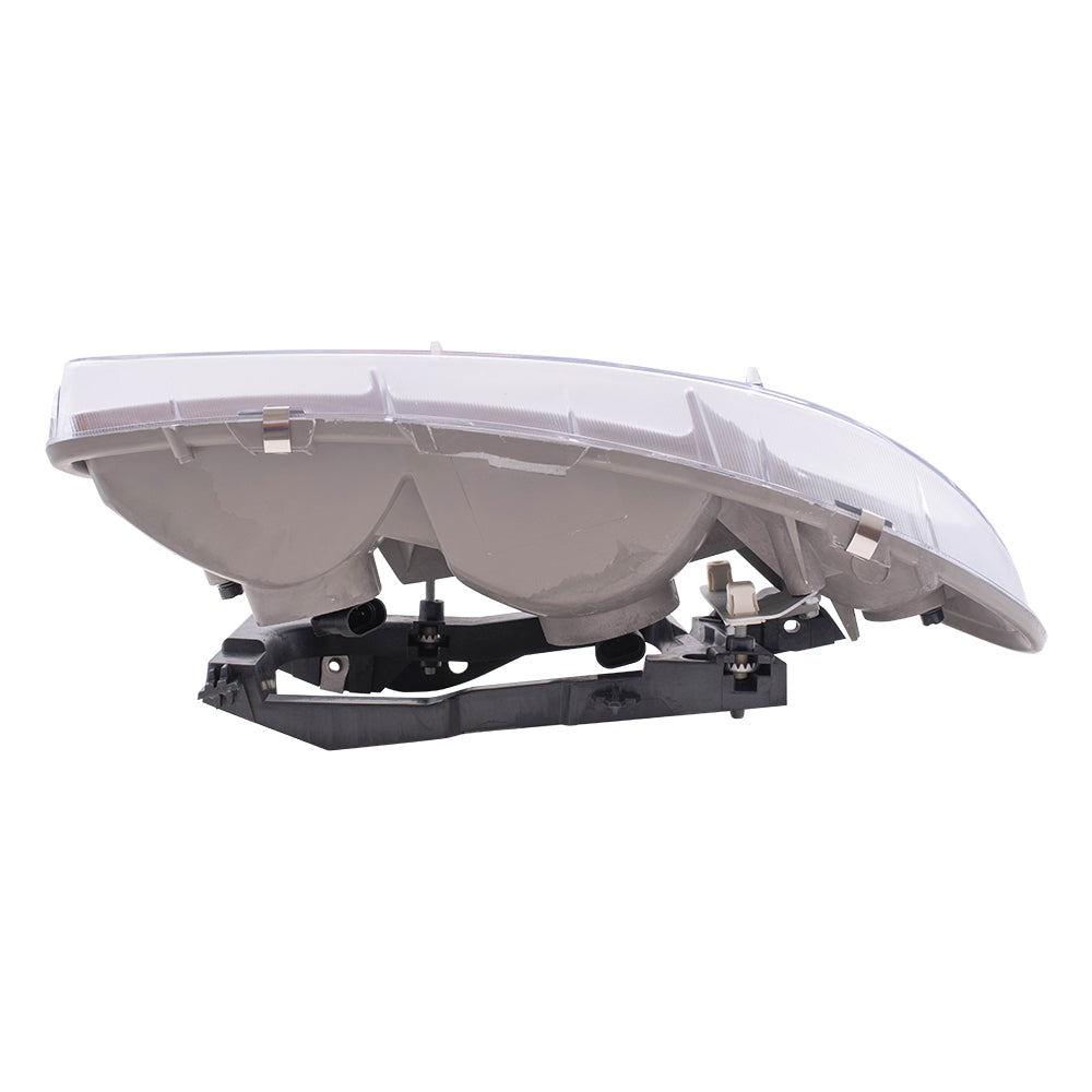 Brock Replacement Driver and Passenger Set Headlights Compatible with 1996 1997 1998 Grand Am 16524657 16524658