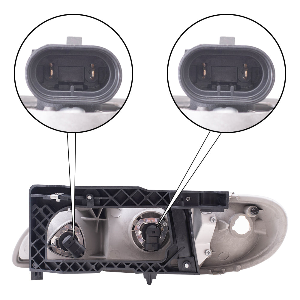 Brock Replacement Driver Headlight Compatible with 1996 1997 1998 Grand Am 16524657