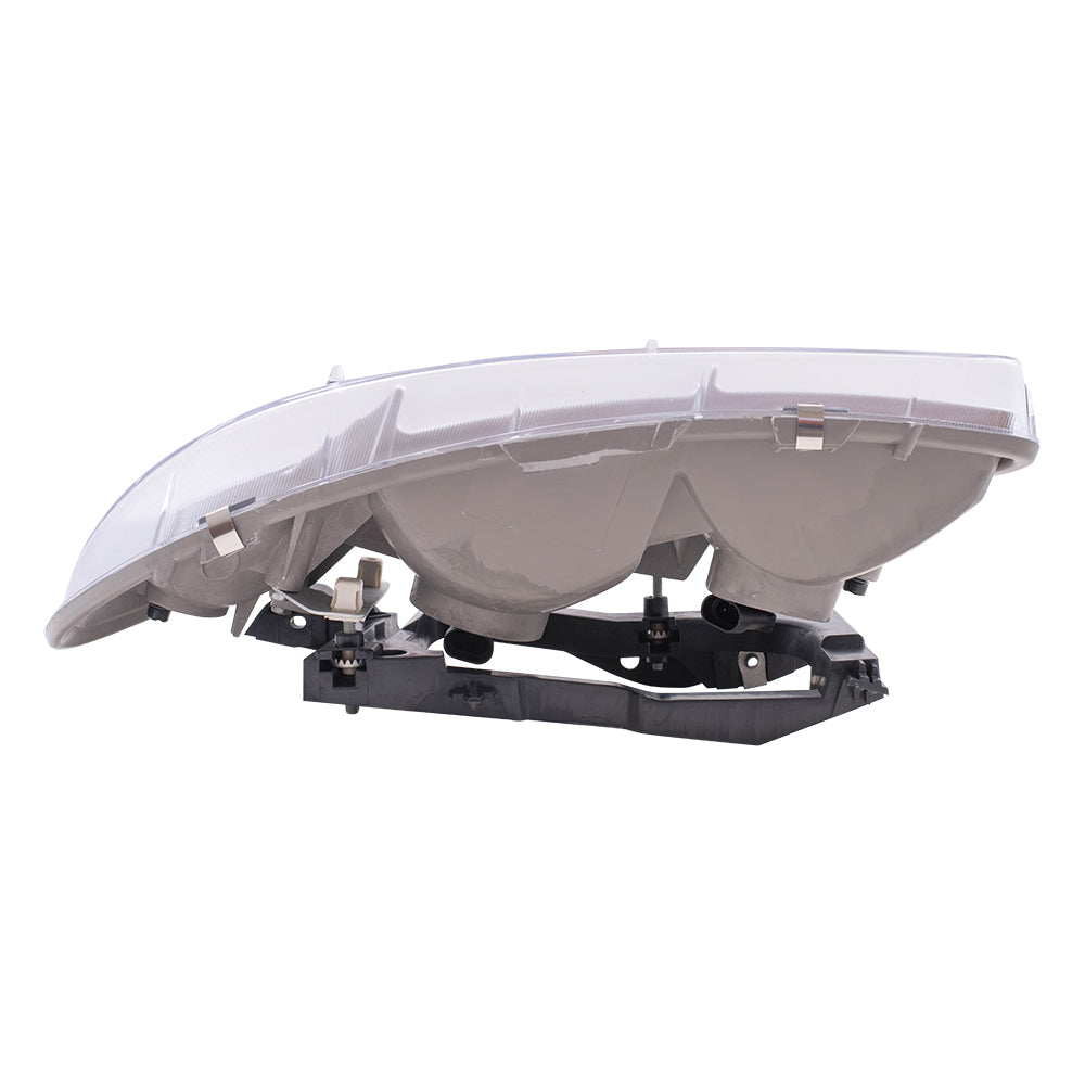Brock Replacement Driver Headlight Compatible with 1996 1997 1998 Grand Am 16524657
