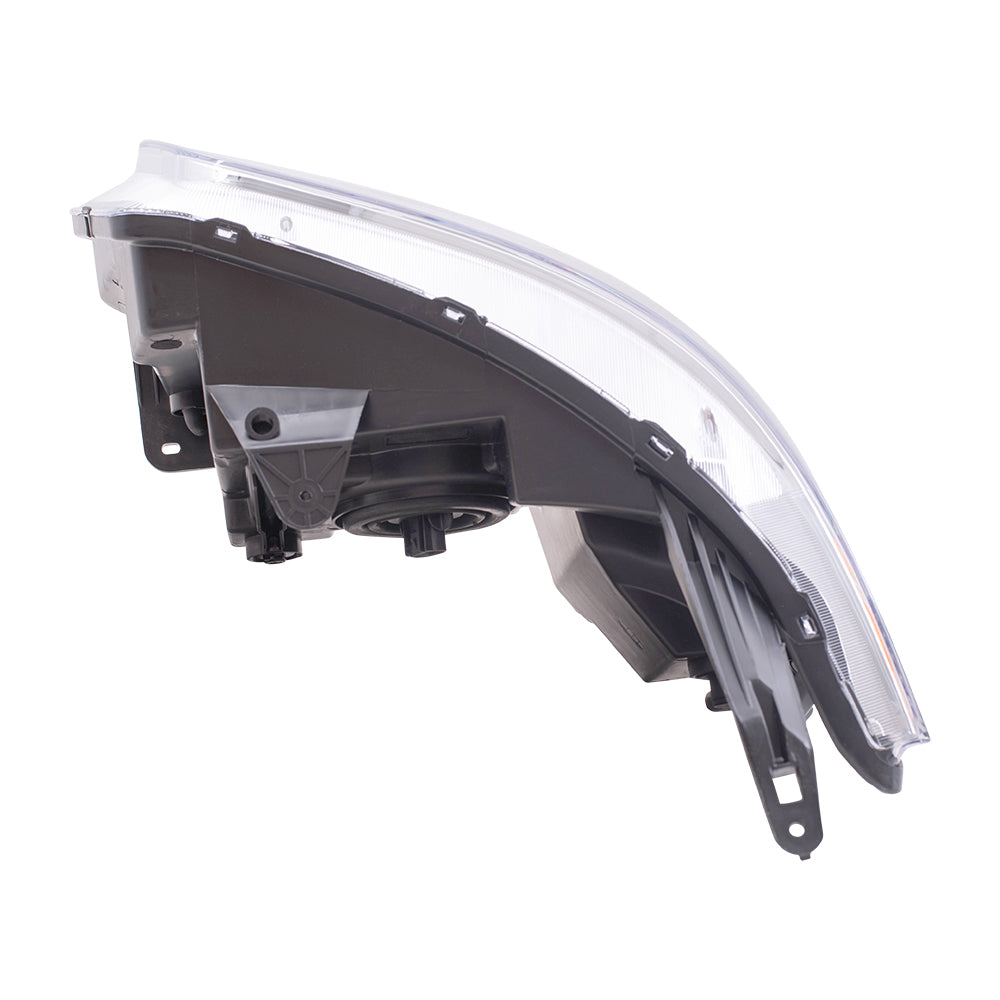 Brock Replacement Driver and Passenger Set Headlights Compatible with 2006-2009 Torrent 15890727 15890728