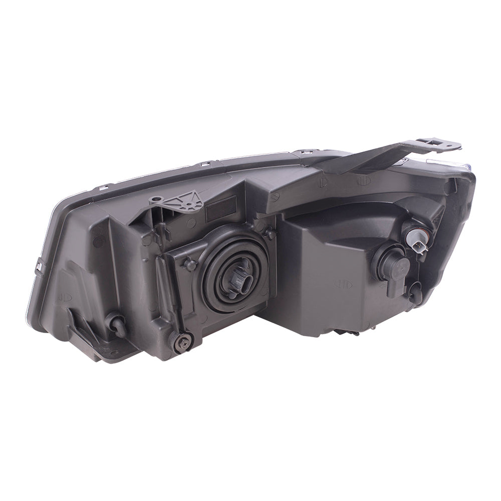 Brock Replacement Driver and Passenger Set Headlights Compatible with 2006-2009 Torrent 15890727 15890728