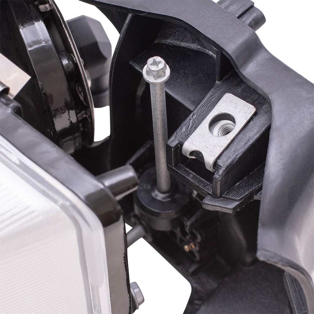 Brock Replacement Driver Composite Headlight Compatible with 1995-2005 Astro Safari Van 16524091