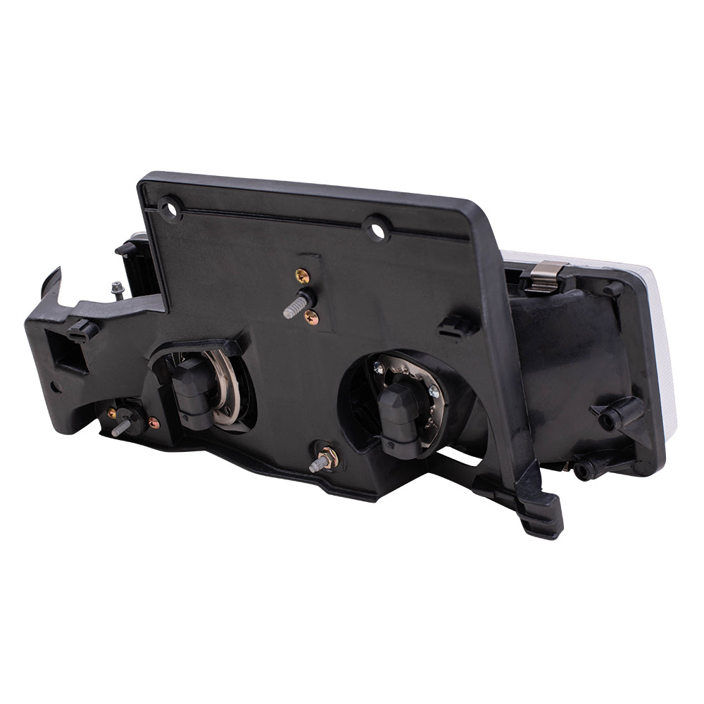 Brock Replacement Driver Composite Headlight Compatible with 1995-2005 Astro Safari Van 16524091