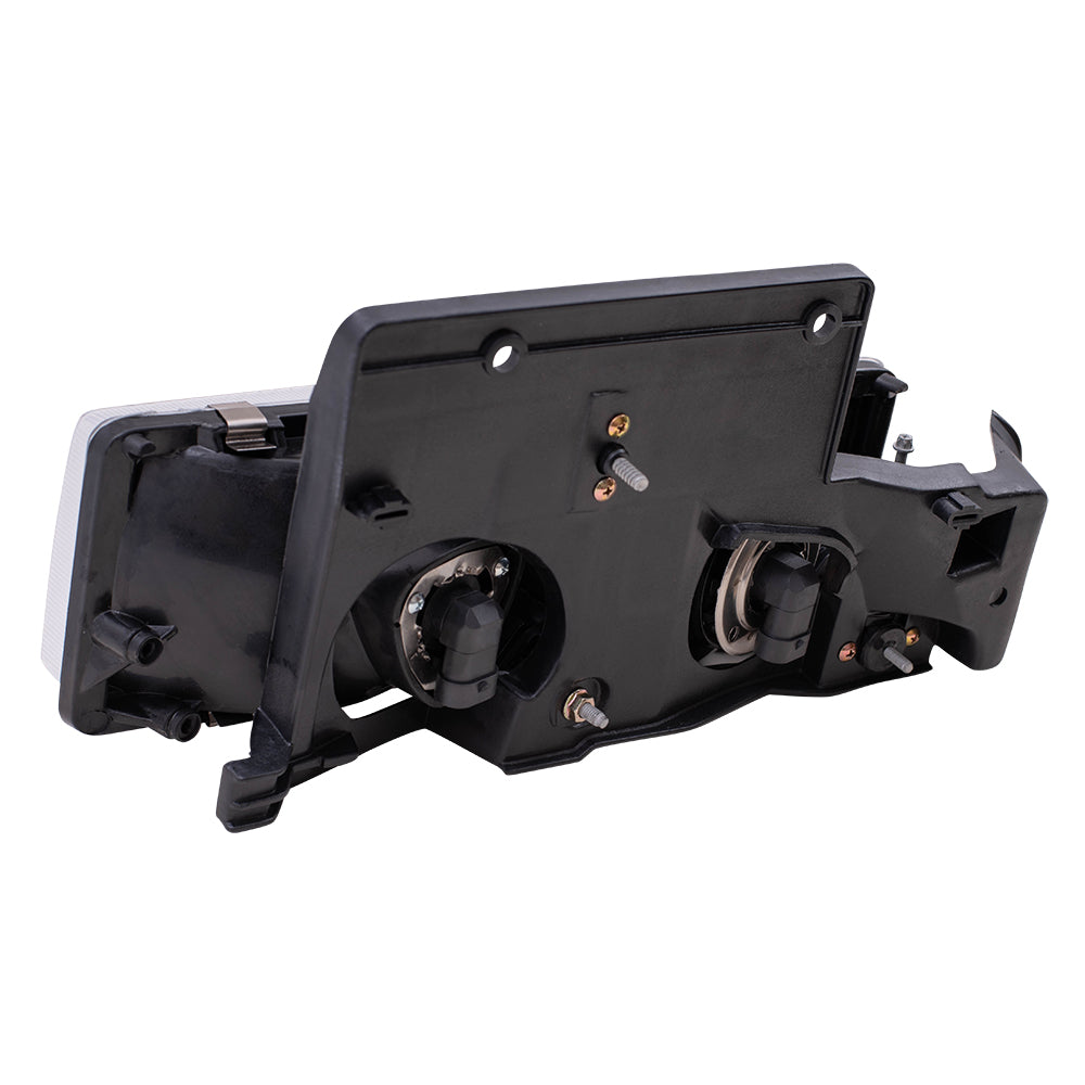 Brock Replacement Passenger Composite Headlight Compatible with 1995-2005 Astro Safari Van 16518494