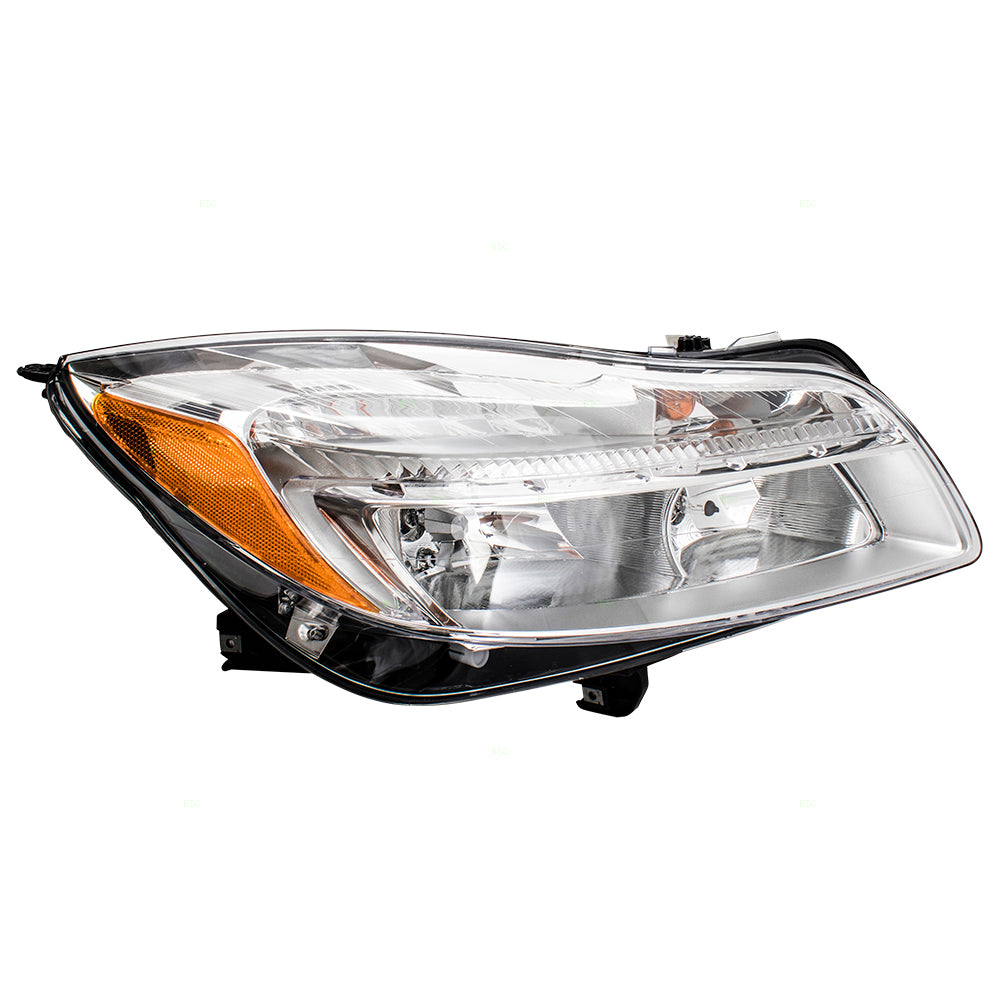 Headlight fits 11-13 Buick Regal Passenger Halogen Combination Headlamp Assembly