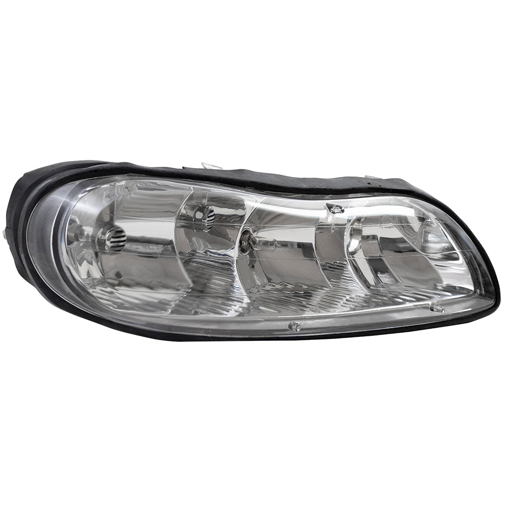 Brock Passenger Side Halogen Combination Headlight Assembly fits 1997-2003 Malibu.