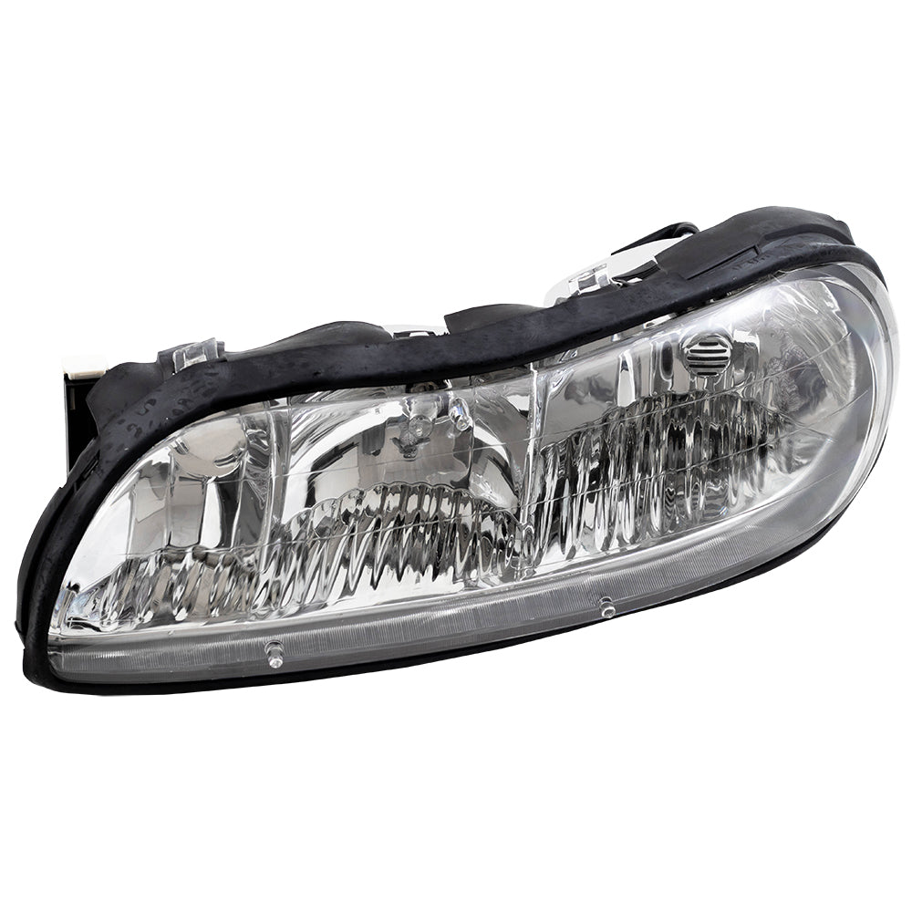Brock Driver Side Halogen Combination Headlight Assembly fits 1997-2003 Malibu.