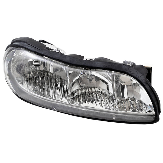 Brock Passenger Side Halogen Combination Headlight Assembly fits 1997-2003 Malibu.