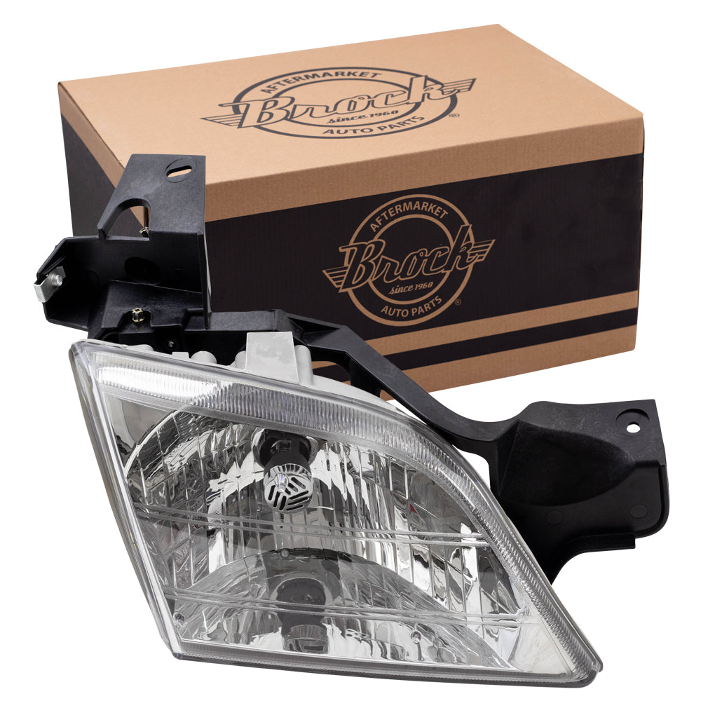 Brock Replacement Passenger Headlight Compatible with 1997-2005 Venture 10368388