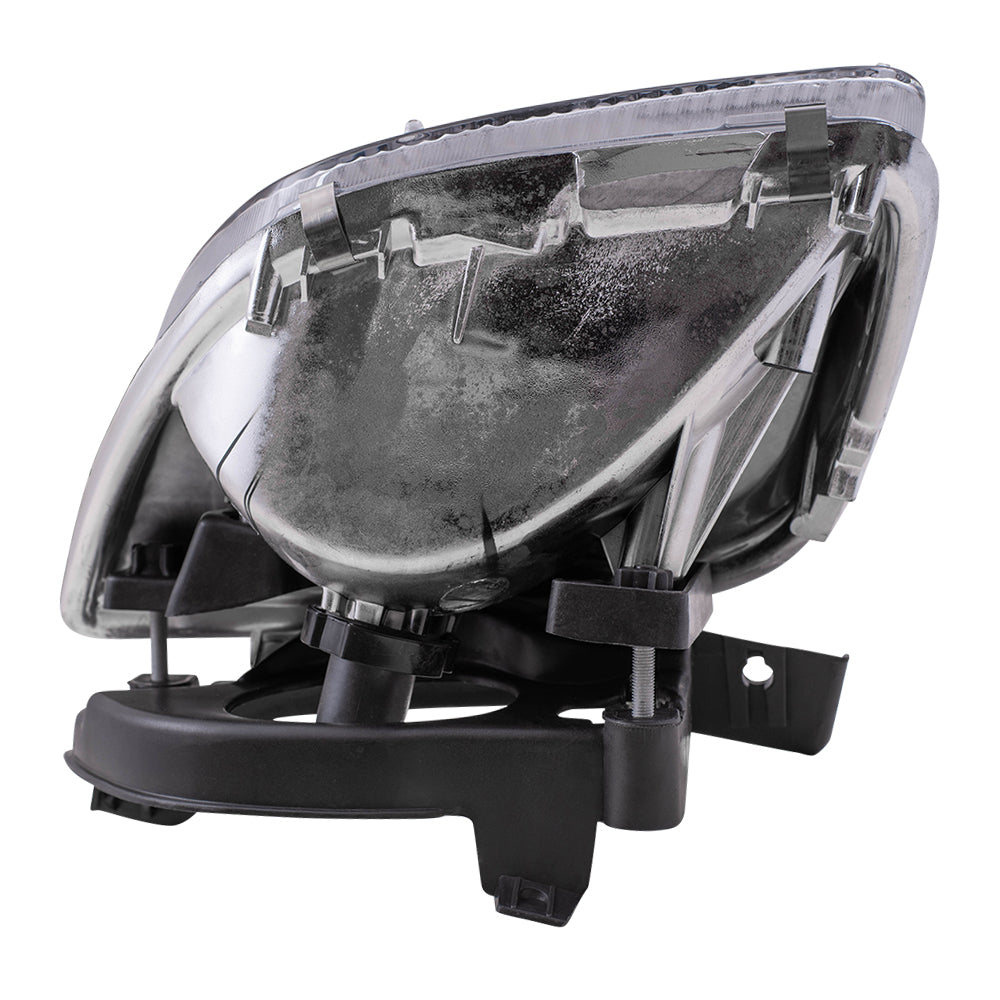 Brock Replacement Driver and Passenger Set Halogen Headlights Compatible with 95-02 Sunfire 16530151 16530152
