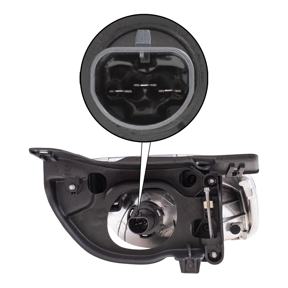 Brock Replacement Driver Halogen Headlight Compatible with 95-02 Sunfire 16530151