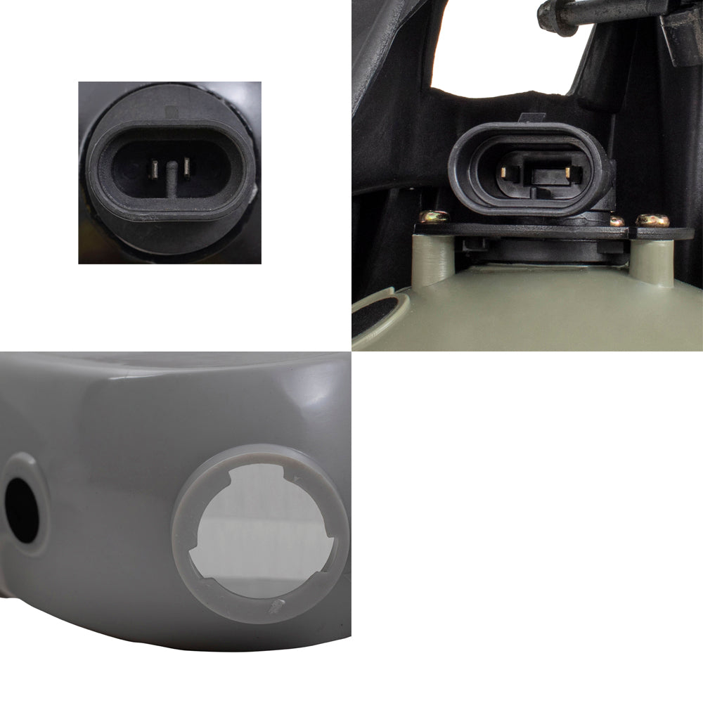 Headlights Replacement Fog Lights & Side Signal Marker Lights Compatible with 1999-2002 Silverado Pickup Truck