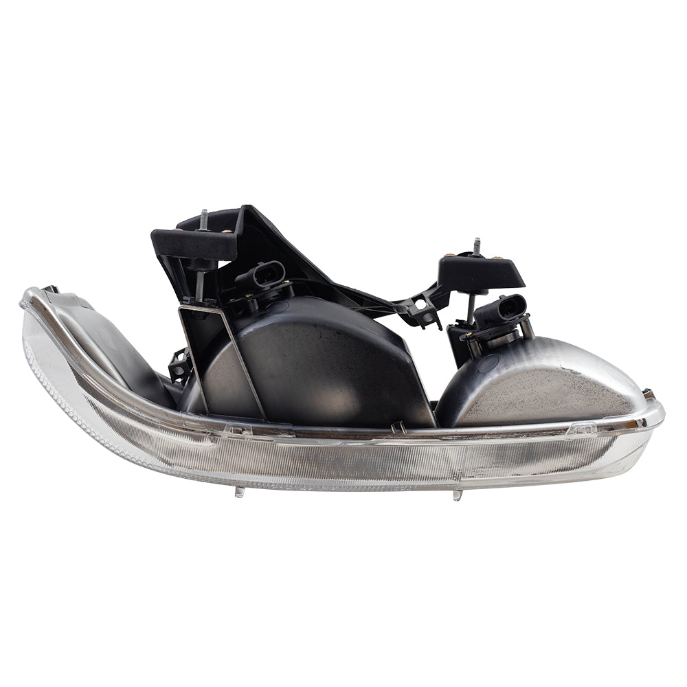 Brock Replacement Driver Side Halogen Combination Headlight Assembly Compatible with 1999-2002 Silverado/ 2000-2006 Tahoe/ 2000-2006 Suburban