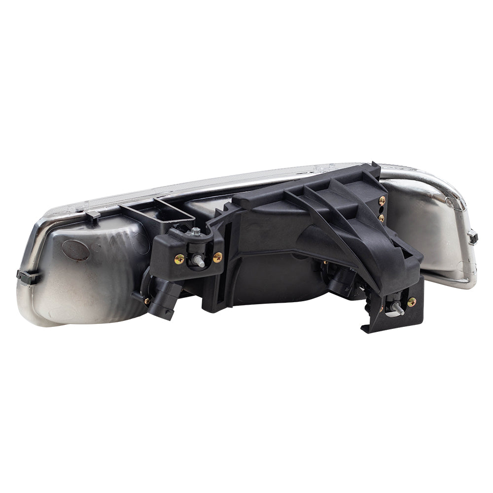 Brock Replacement Passenger CAPA-Certified Headlight Compatible with 2000-2006 Tahoe Suburban 1999-2002 Silverado Pickup Truck
