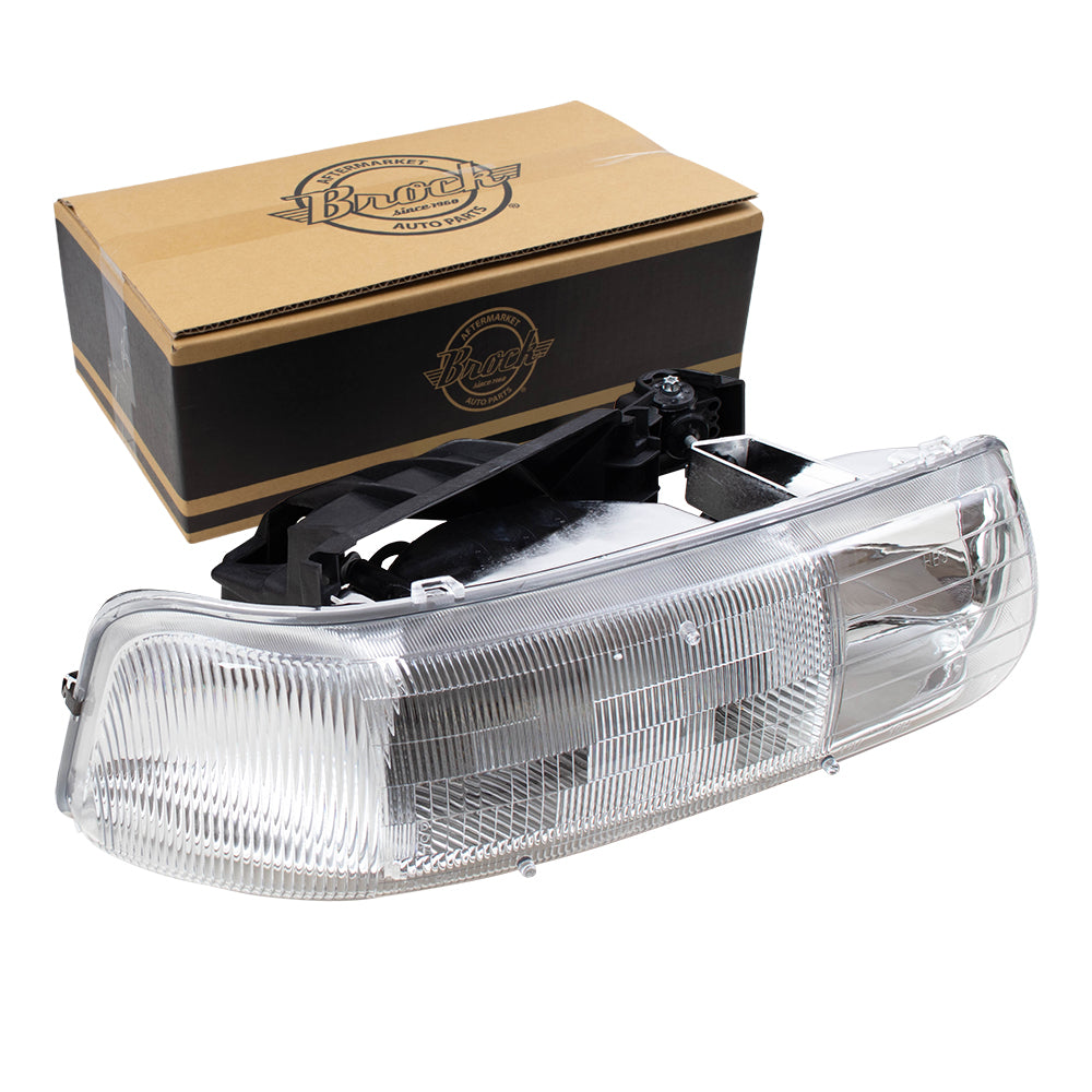 Brock Passenger Side Headlight for 1999-2002 Silverado & 2000-2006 Tahoe/Suburban