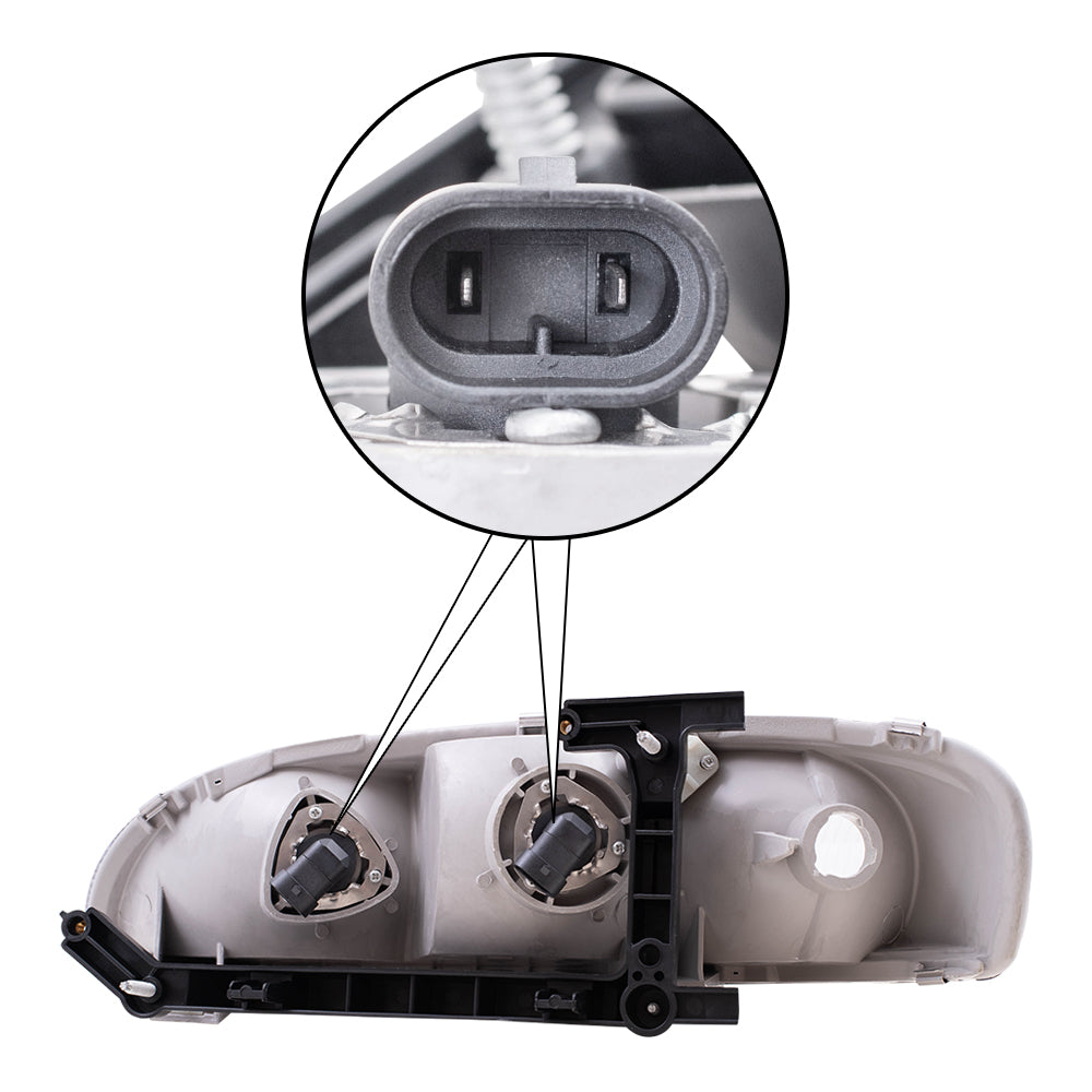 Brock Headlight fits Chevrolet Lumina Monte Carlo Driver Headlamp w/ Housing Assembly