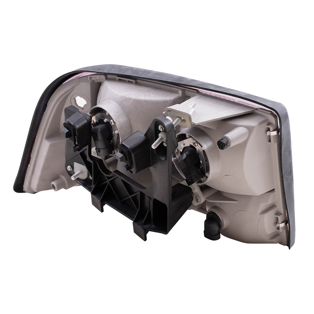 Brock Replacement Driver Headlight with Fog Lamp Compatible with Jimmy Sonoma 16526225