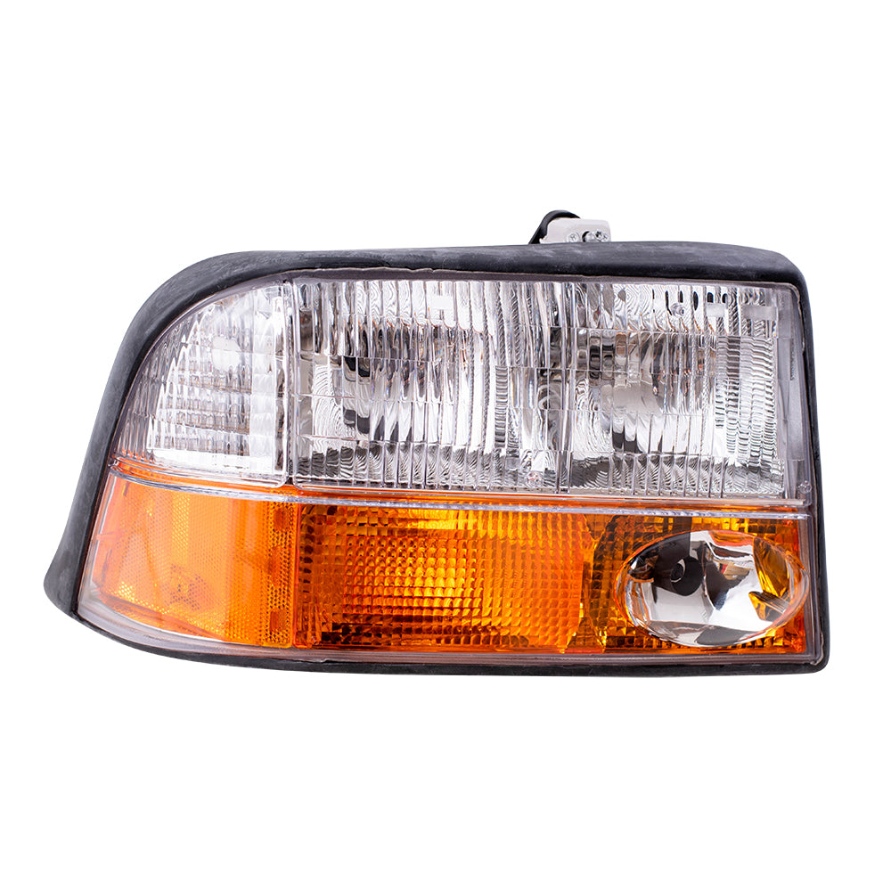 Brock Headlight fits GMC Sonoma Pickup Jimmy Passenger Headlamp w/ Fog Lamp Assembly