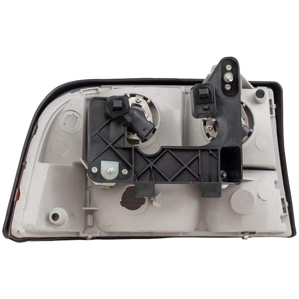 Brock Replacement Driver and Passenger Set Headlights Compatible with 98-04 Sonoma Pickup Truck