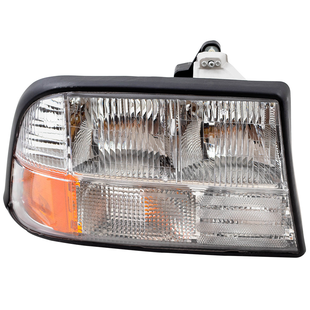 Brock Replacement Passenger Headlight Compatible with 98-04 Sonoma Pickup Truck 16526228