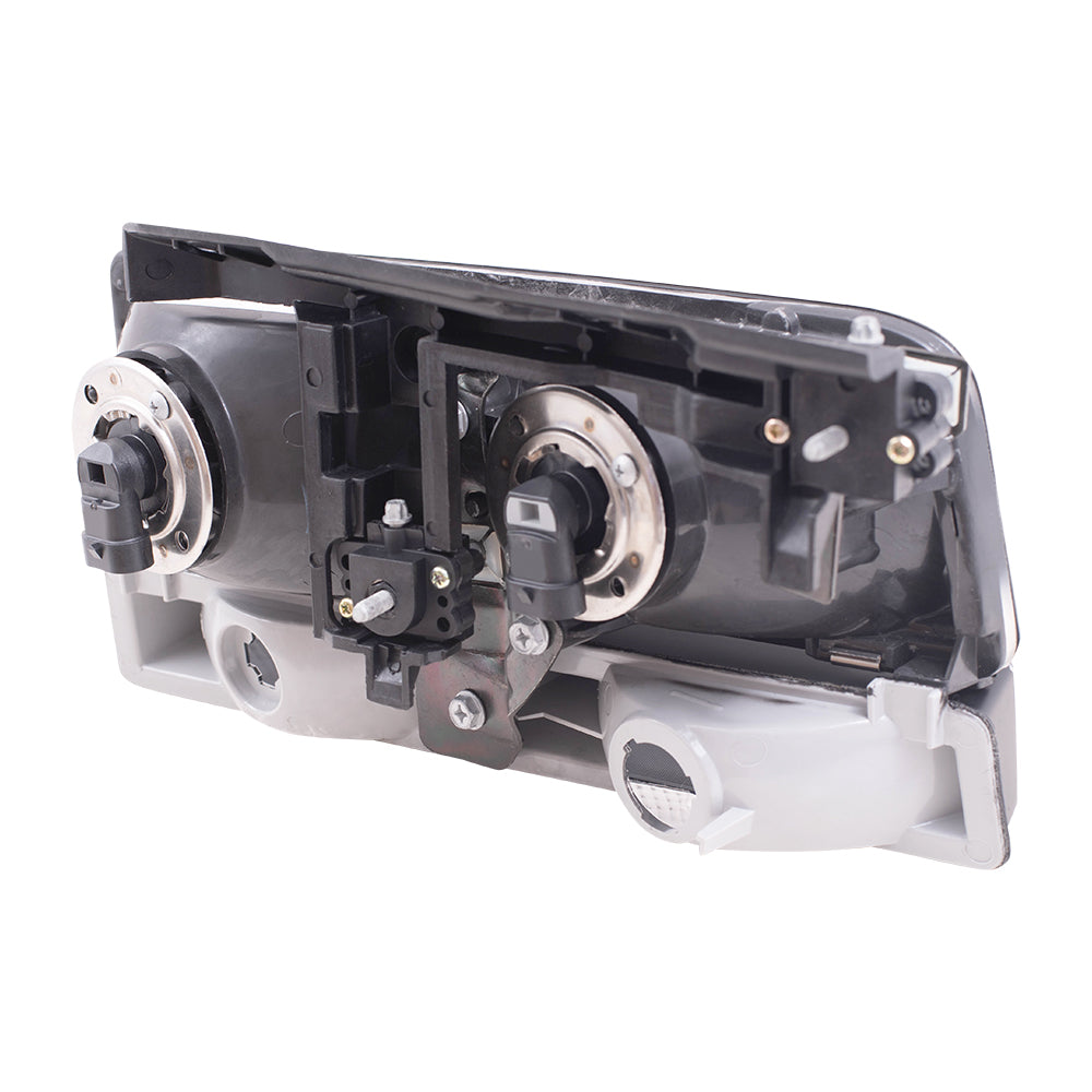 Headlight fits Buick Park Avenue LeSabre Driver Headlamp Lens w/ Black Edge Trim