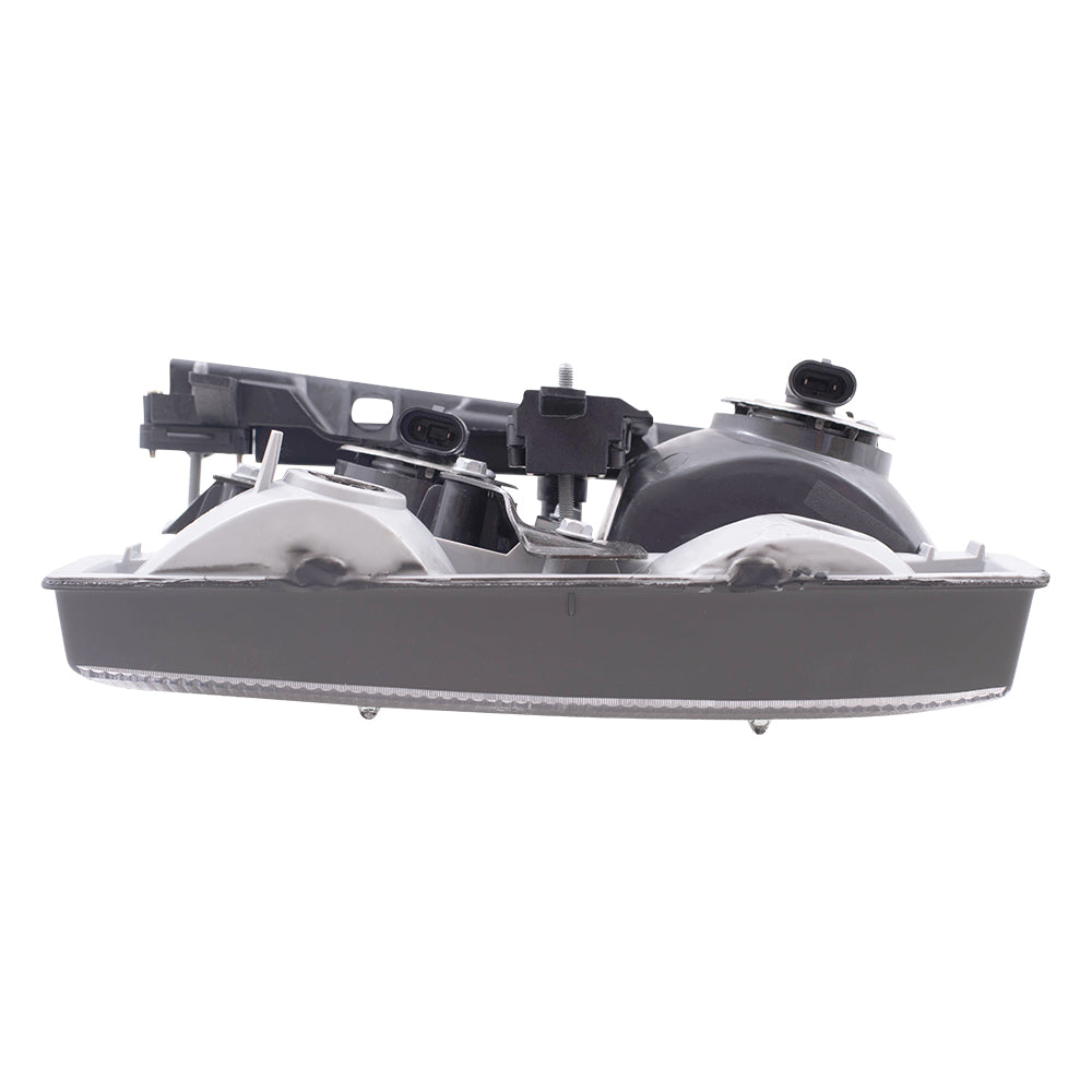 Headlight fits Buick Park Avenue LeSabre Passenger Headlamp Lens Black Edge Trim