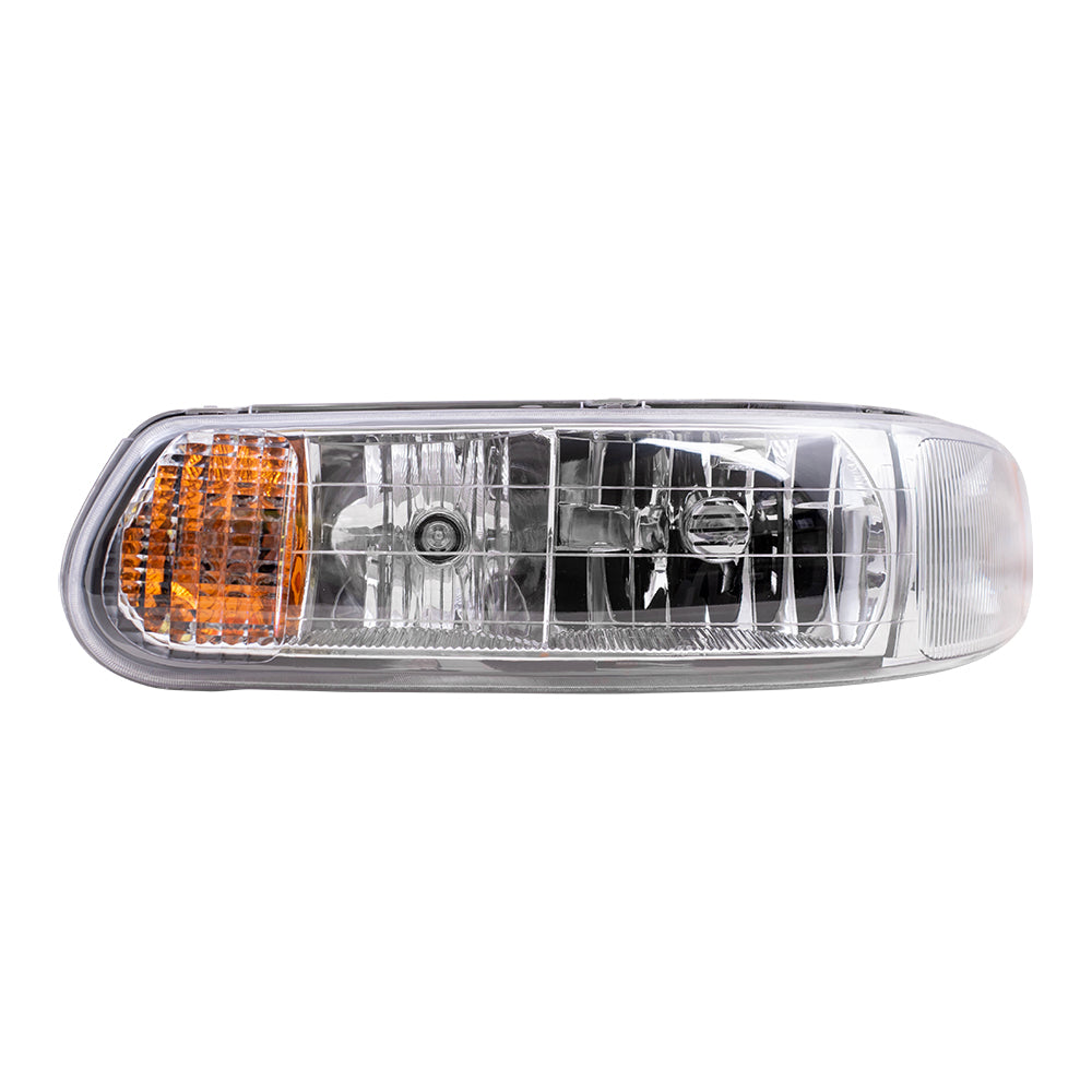 Headlight fits 97-05 Buick Century Driver Headlamp w/out Corner Lamp