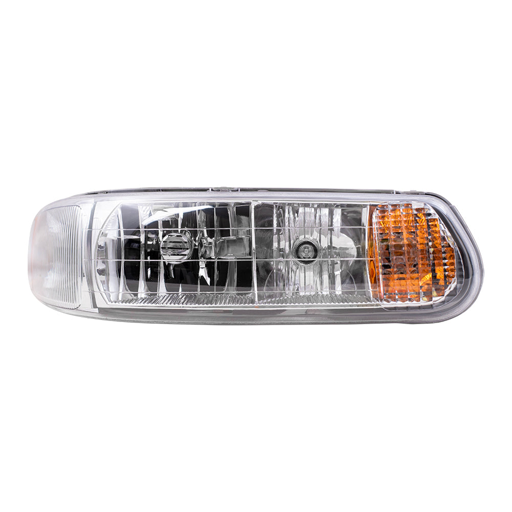 Brock Replacement Passenger Headlight Compatible with 1997-2005 Century 19244638