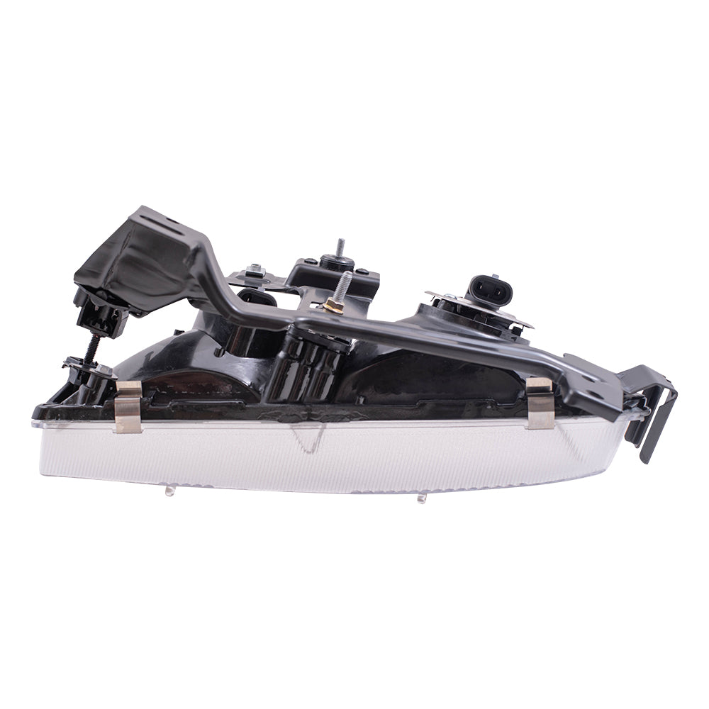 Brock Replacement Driver and Passenger Set Composite Headlights Compatible with 1996-2002 Savana Express Van 16522159 16522160