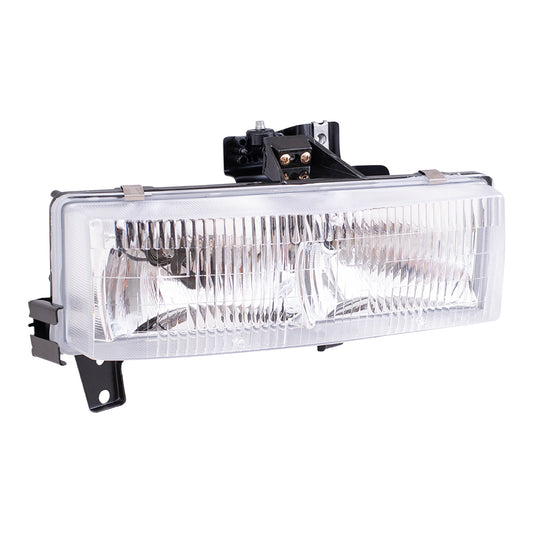 Brock Headlight fits 96-02 Chevrolet Express GMC Savana Passenger Composite Headlamp
