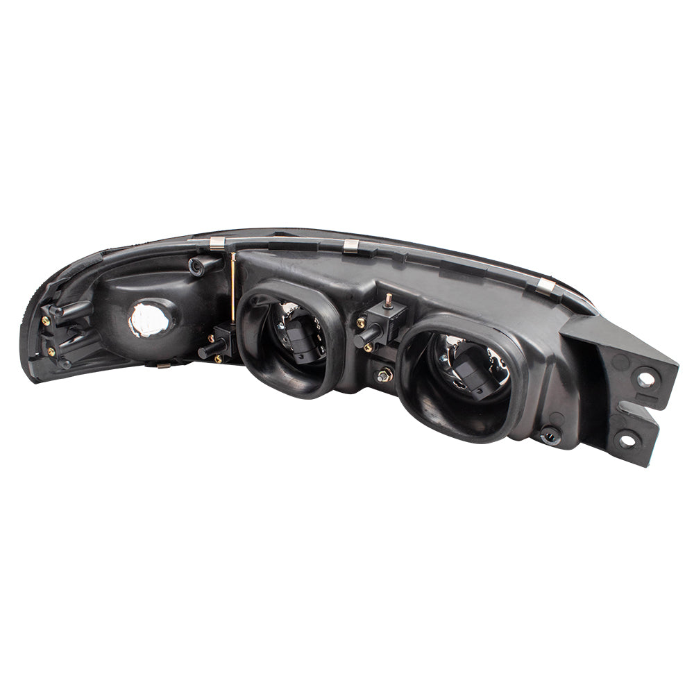 Brock Replacement Driver Headlight with Corner Lamp Compatible with 1997 1998 1999 LeSabre 16525997