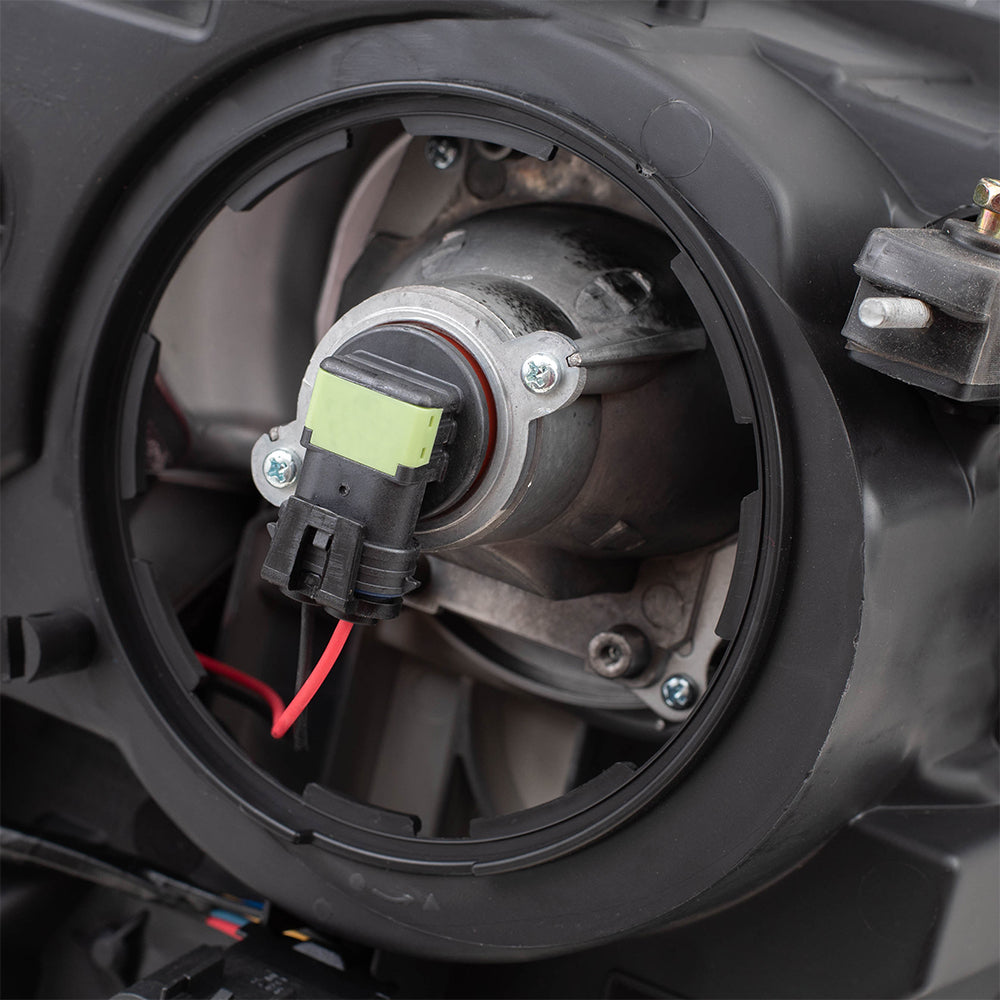 Brock Replacement Driver Halogen Headlight with Chrome Bezel Compatible with 2015-2019 Silverado 2500 3500 Pickup