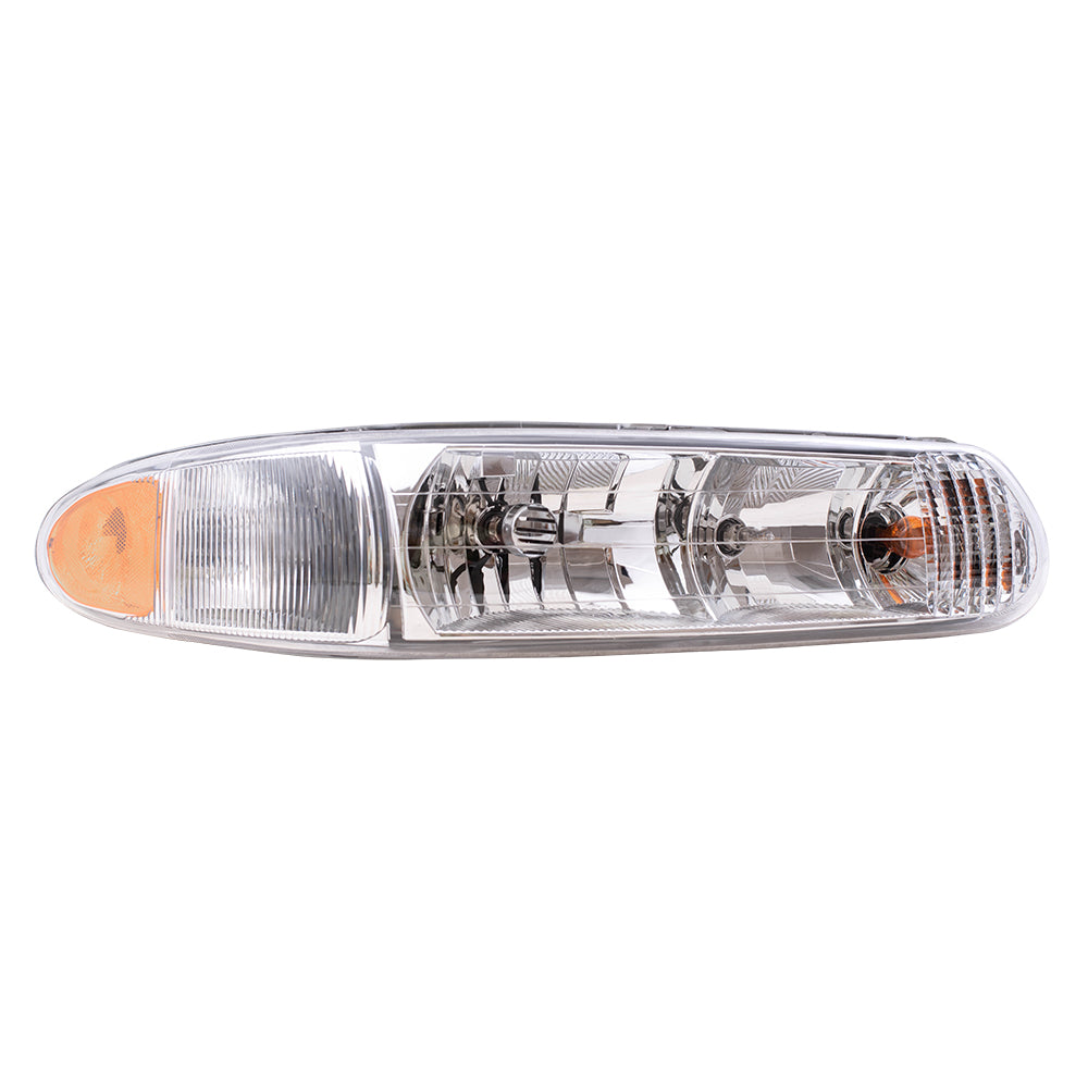 Halogen Headlight fits 97-05 Buick Century 97-04 Regal Passenger w/ Corner Lamp