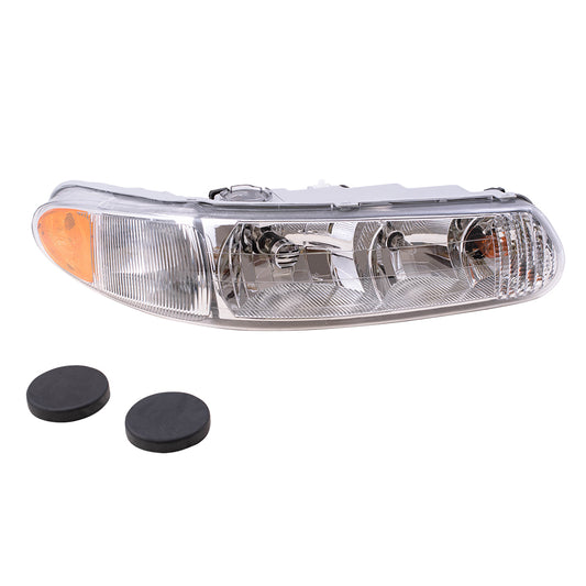 Halogen Headlight fits 97-05 Buick Century 97-04 Regal Passenger w/ Corner Lamp