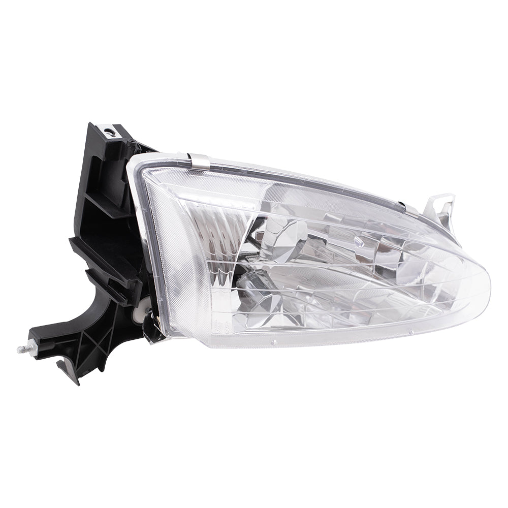 Brock Replacement Passenger Side Halogen Headlight Assembly Compatible with 1998-2002 Prizm 94857180