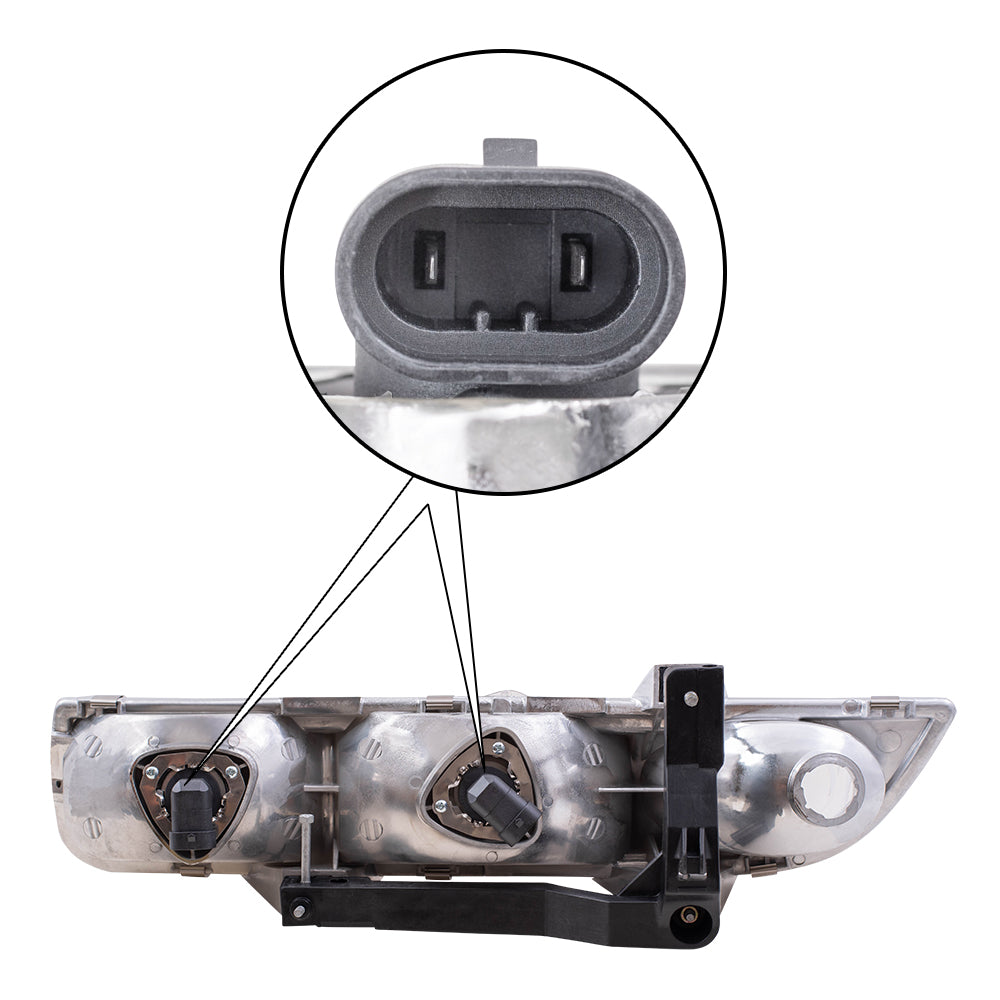Brock Replacement Passenger Headlight Lens Compatible with 1996 1997 1998 1999 S Series Sedan Wagon 21111170