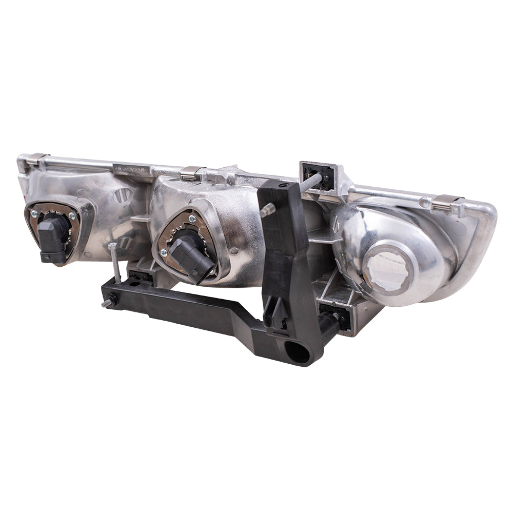 Brock Replacement Passenger Headlight Lens Compatible with 1996 1997 1998 1999 S Series Sedan Wagon 21111170