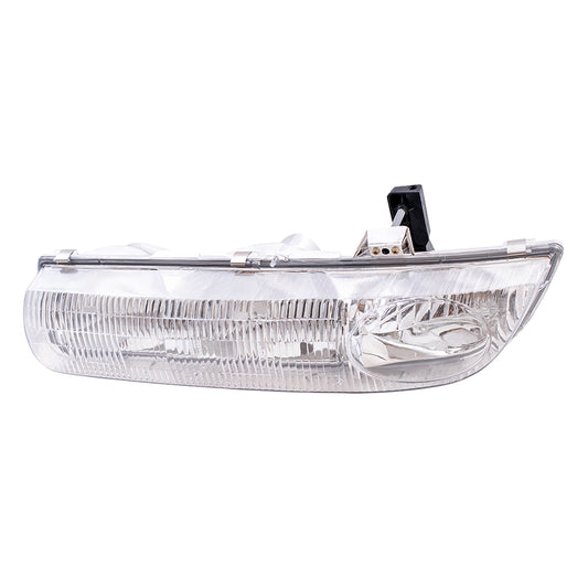 Brock Replacement Driver Headlight Lens Compatible with 1996 1997 1998 1999 S Series Sedan Wagon 21111169