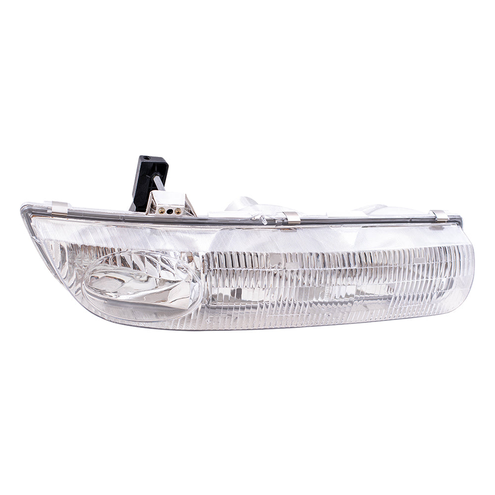 Brock Replacement Passenger Headlight Lens Compatible with 1996 1997 1998 1999 S Series Sedan Wagon 21111170