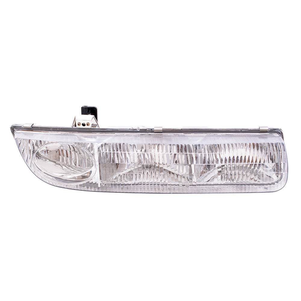 Brock Replacement Passenger Headlight Lens Compatible with 1996 1997 1998 1999 S Series Sedan Wagon 21111170