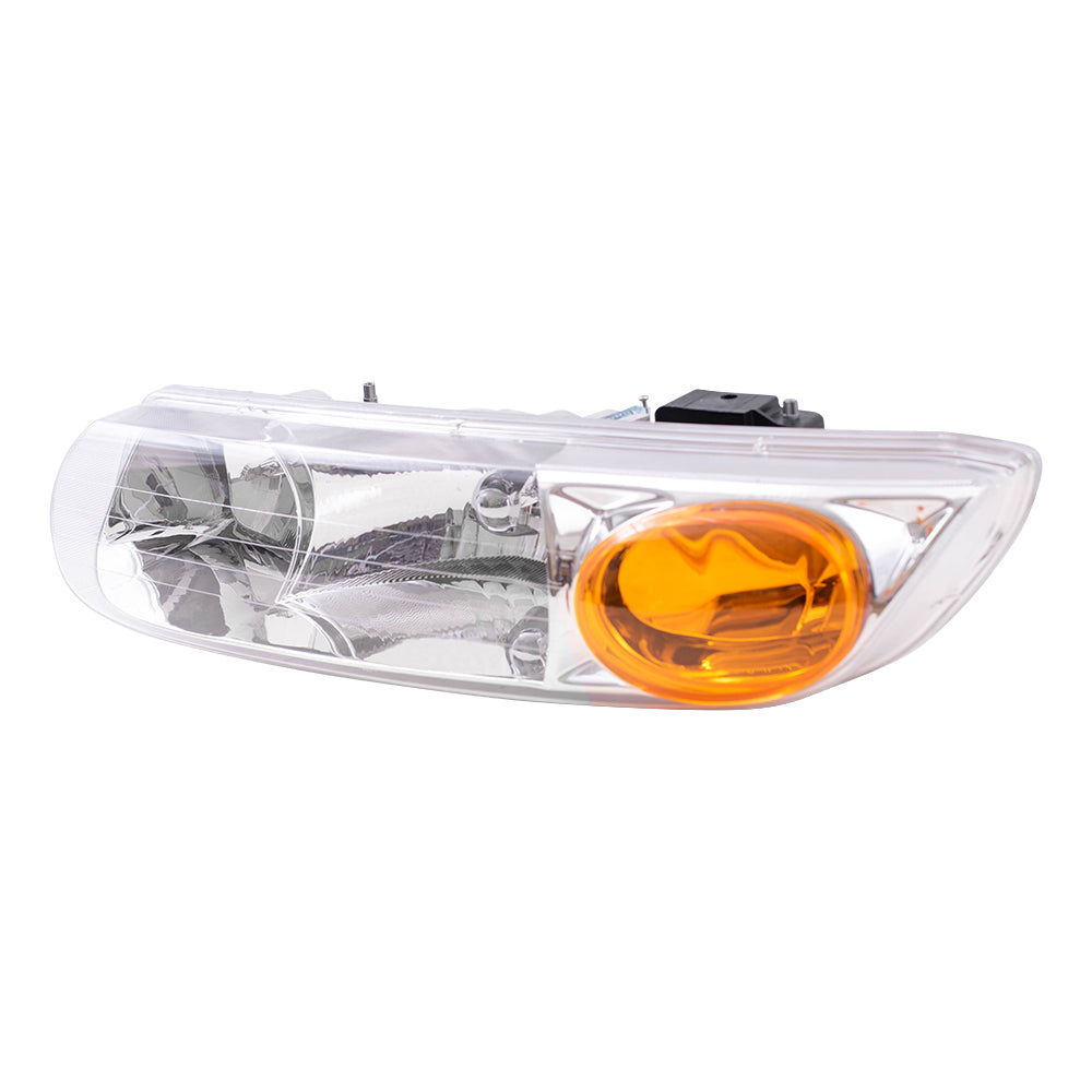 Brock Headlight fits 1996-1999 Saturn S-Series SL Sedan & SW Wagon Driver Headlamp