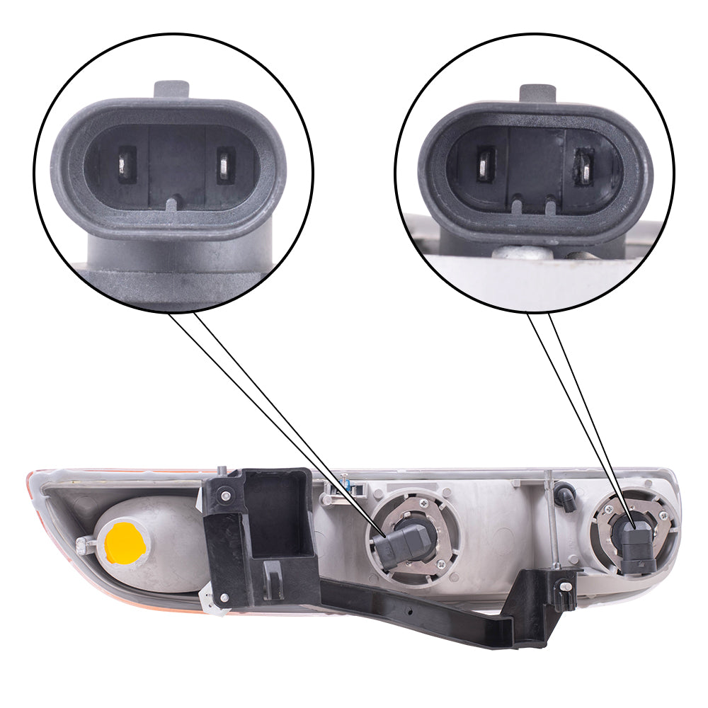 Brock Headlight fits 1996-1999 Saturn S-Series SL Sedan & SW Wagon Driver Headlamp