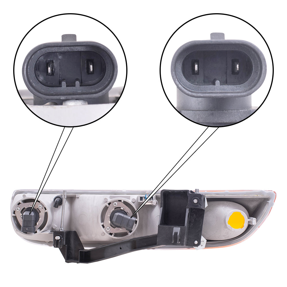 Brock Replacement Passenger Headlight Compatible with S-Series Sedan Wagon 21112456