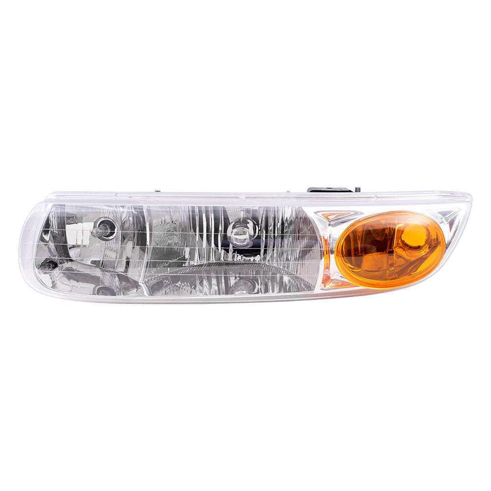 Brock Headlight fits 1996-1999 Saturn S-Series SL Sedan & SW Wagon Driver Headlamp