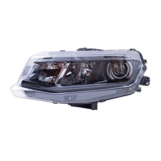 Brock Aftermarket Replacement Driver Left Halogen Combination Headlight Assembly Compatible With 2016-2018 Camaro