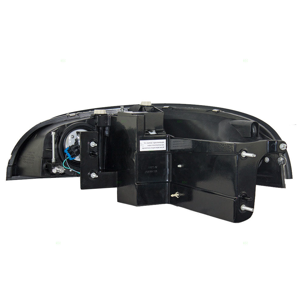 Brock Replacement Passenger Headlight Lens w/ Bracket Compatible with 1997-2005 Park Avenue 25689660 2503160