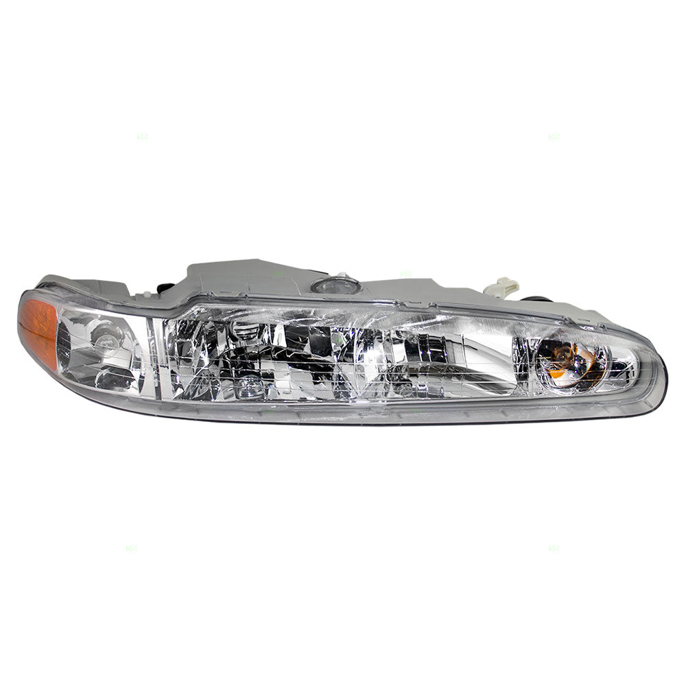 Brock Replacement Passenger Headlight Compatible with 1998-2002 Intrigue 19244694